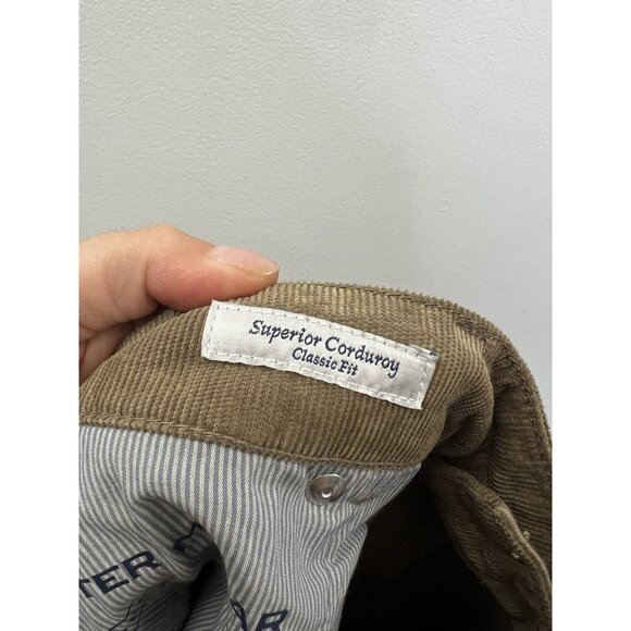 Peter Millar Superior Soft Corduroy Five Pocket Pants Men’s Khaki Sz 38 NWT - Picture 5 of 14